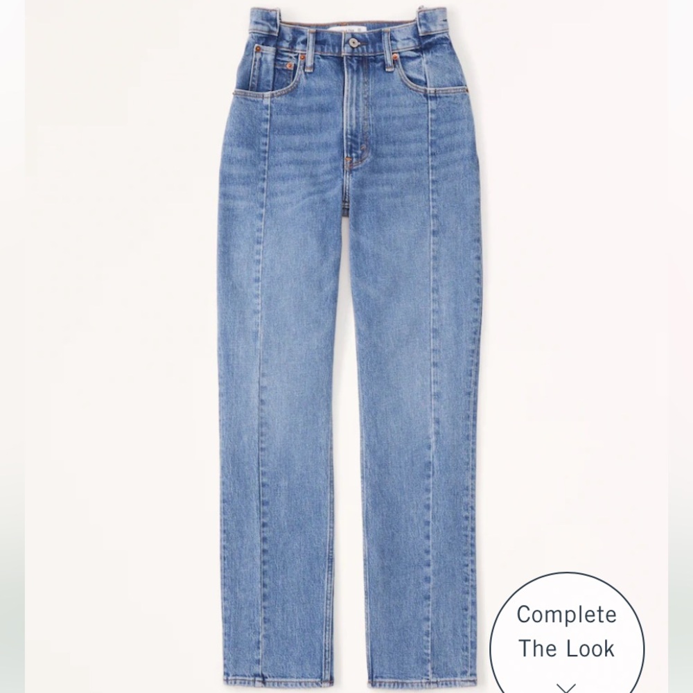 Abercrombie Ultra High Rise 90s Straight Jean